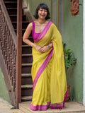 Dark Red Woven Pure Soft Silk Saree with Unstitched Blouse Piece